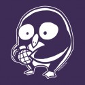 "I'm with Penguin" shirt (purple variant)