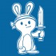 "Bunny with Knife" shirt