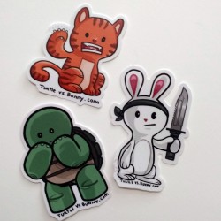 Turtle vs Bunny sticker pack