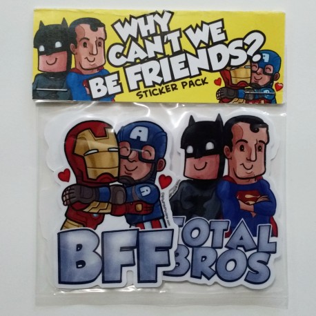 Why Can't We Be Friends sticker pack