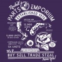 "Rocket's Parts Emporium" shirt