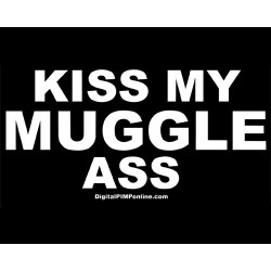 "Kiss my MUGGLE ass" shirt