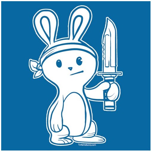 "Bunny with Knife" shirt