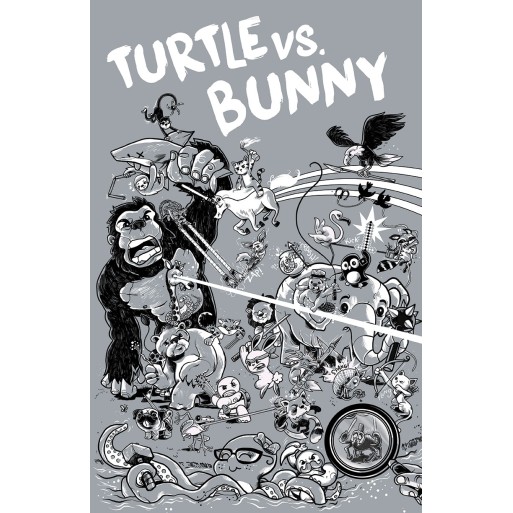 Turtle vs Bunny Poster