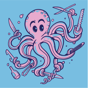 "Swiss Army Octopus" Shirt