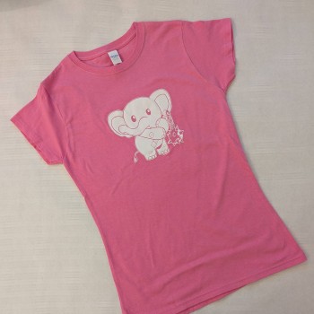 "I'm with Elephant" women's shirt